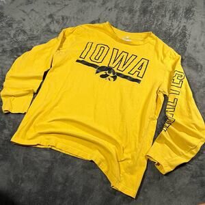 Y2K Iowa Hawkeyes Sportswear Yellow Long Sleeve